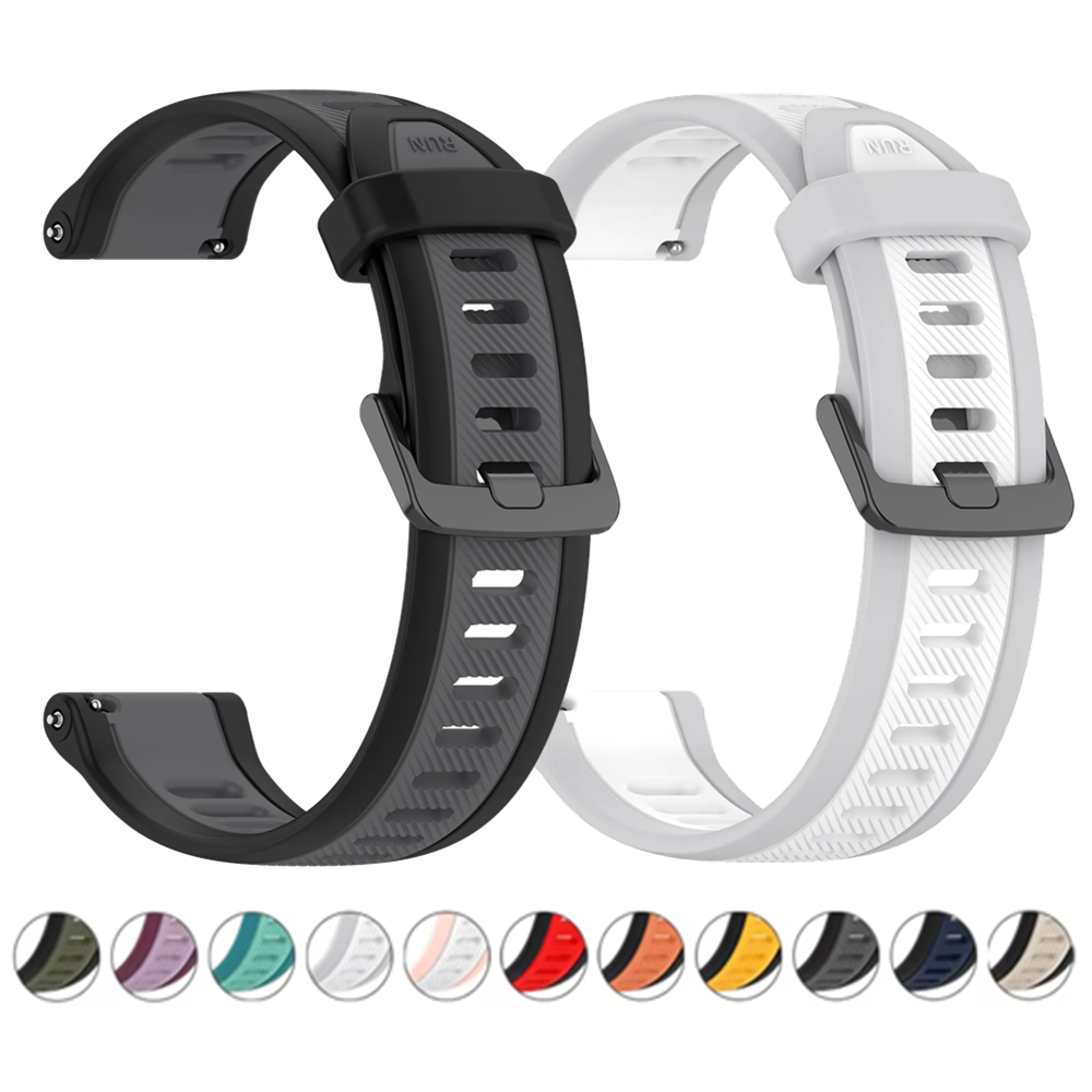 Silicone Watch Band 22Mm - 22mm 20mm 18mm 텍스처 실리콘 스트랩