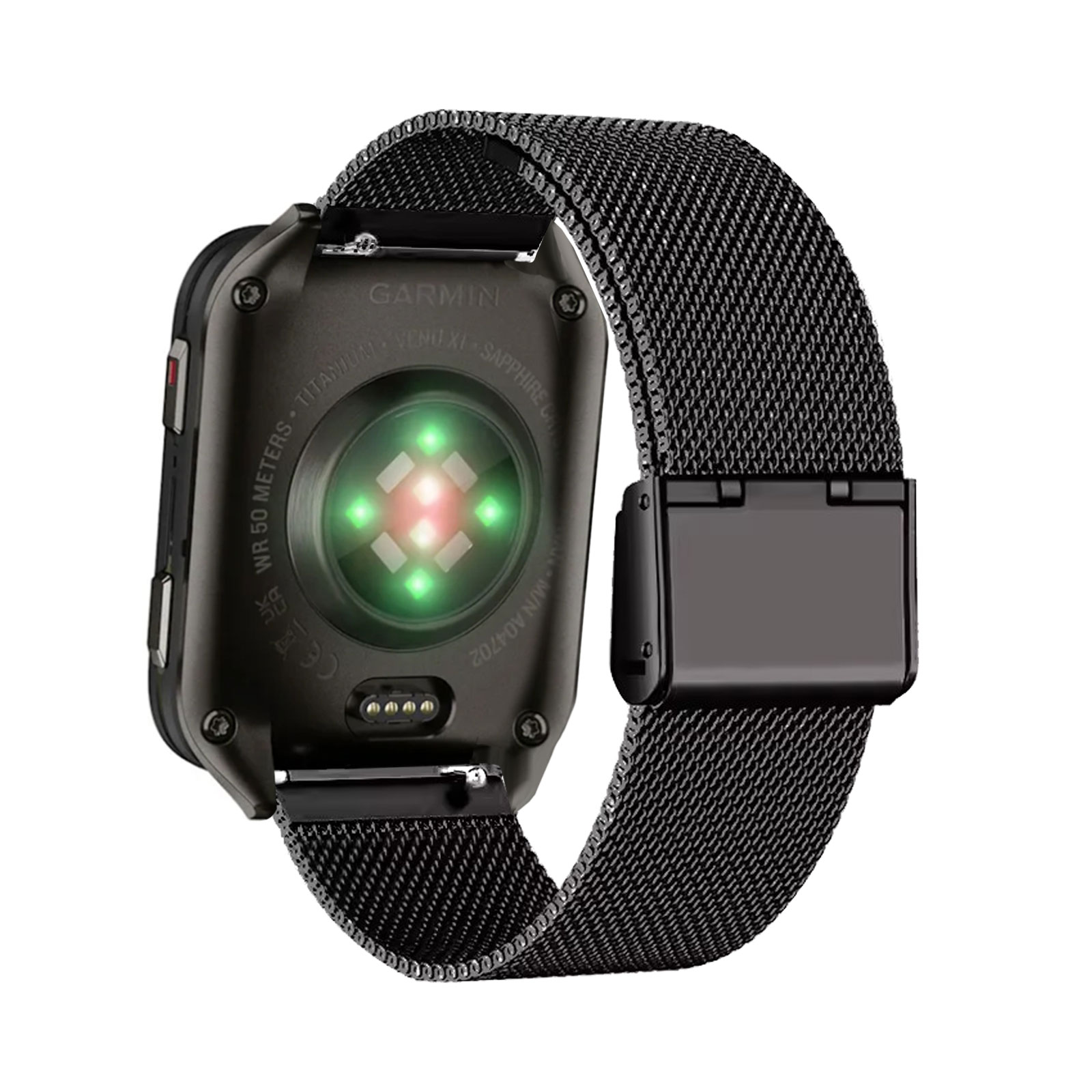 Mesh Strap Metal - Garmin Venu X1 밴드용 금속 밴드,