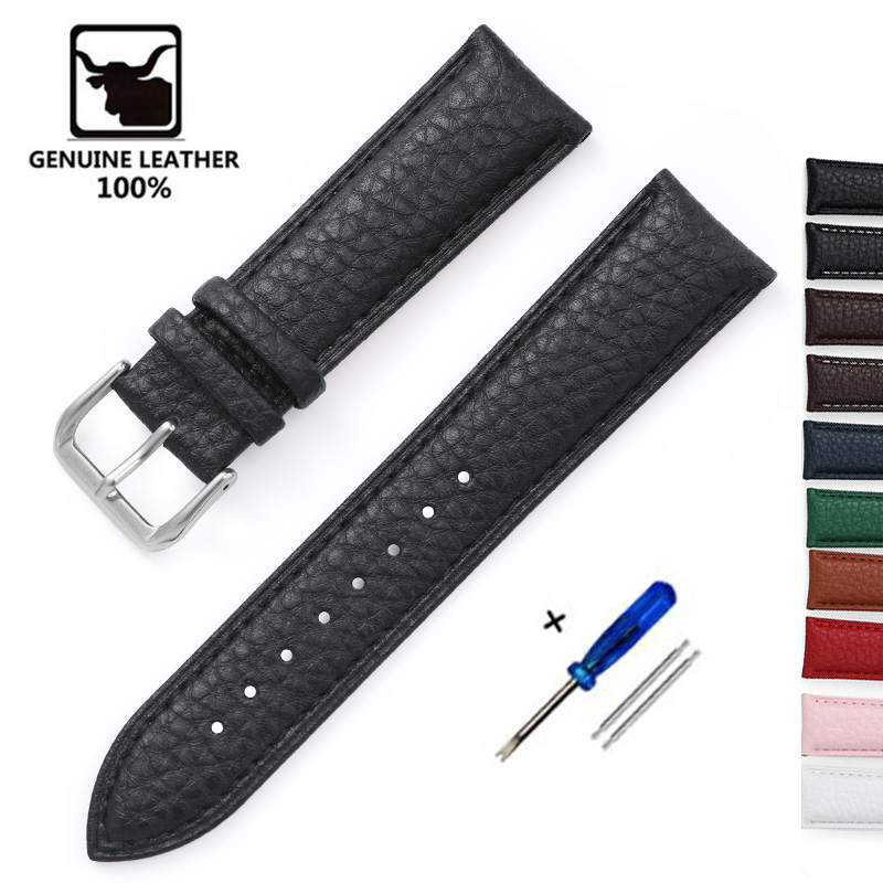 Nato Strap Nylon - 리치 패턴 소프트 가죽 시계 밴드,