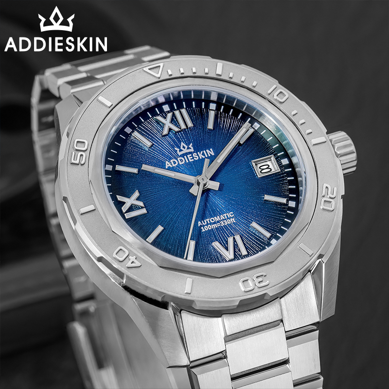 Stainless Bracelet Diver - AddiesKin K002 자동 기계식 럭셔리 시계