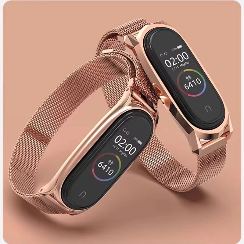 Milanese Loop Magnetic - 샤오미 밴드 10 스트랩 미 밴드