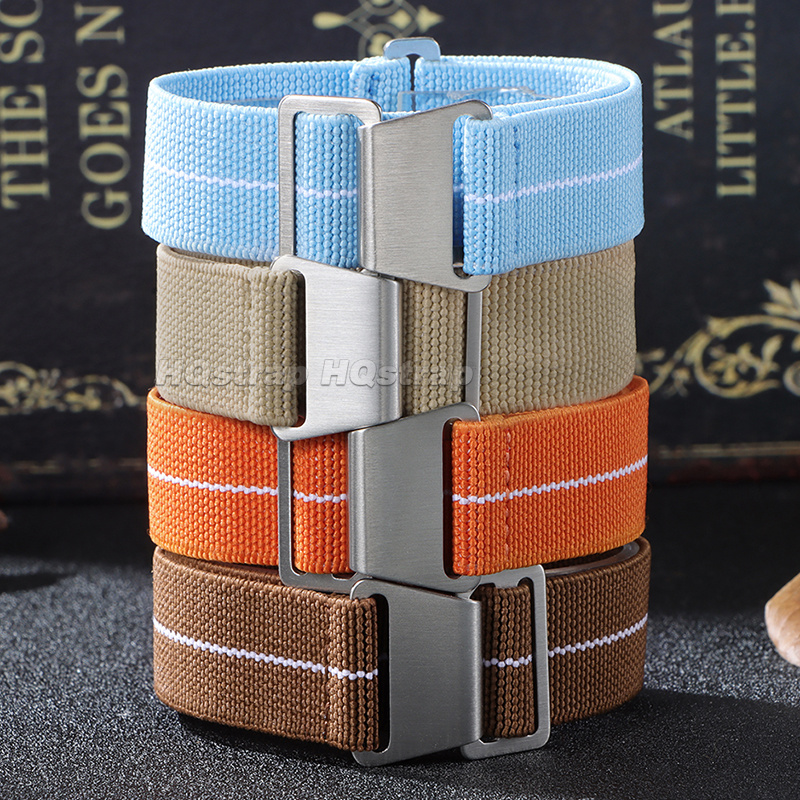 18/20/22mm 탄성 나일론 시계 스트랩 멀티 컬러 - Parachute Strap Elastic 리뷰 및 가격