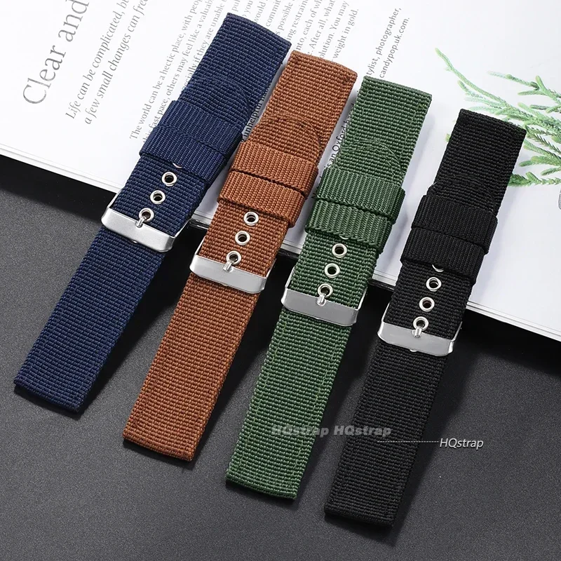 나일론 시계 스트랩 브라운 그린 블랙 밴드 군사 캐주얼 - Nato Strap Nylon 리뷰 및 가격