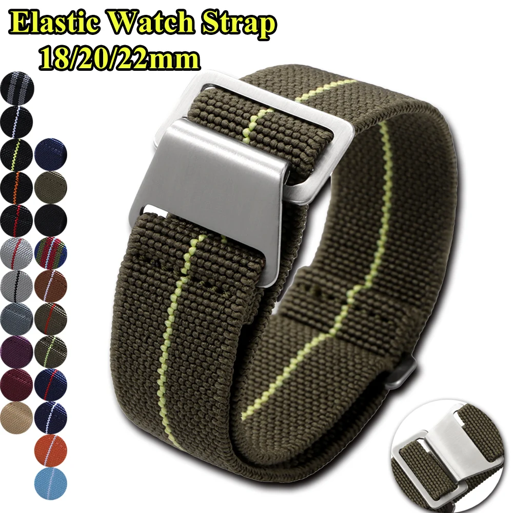 탄성 시계 스트랩 18mm 20mm 22mm 60s 프 - Nato Strap Nylon 리뷰 및 가격