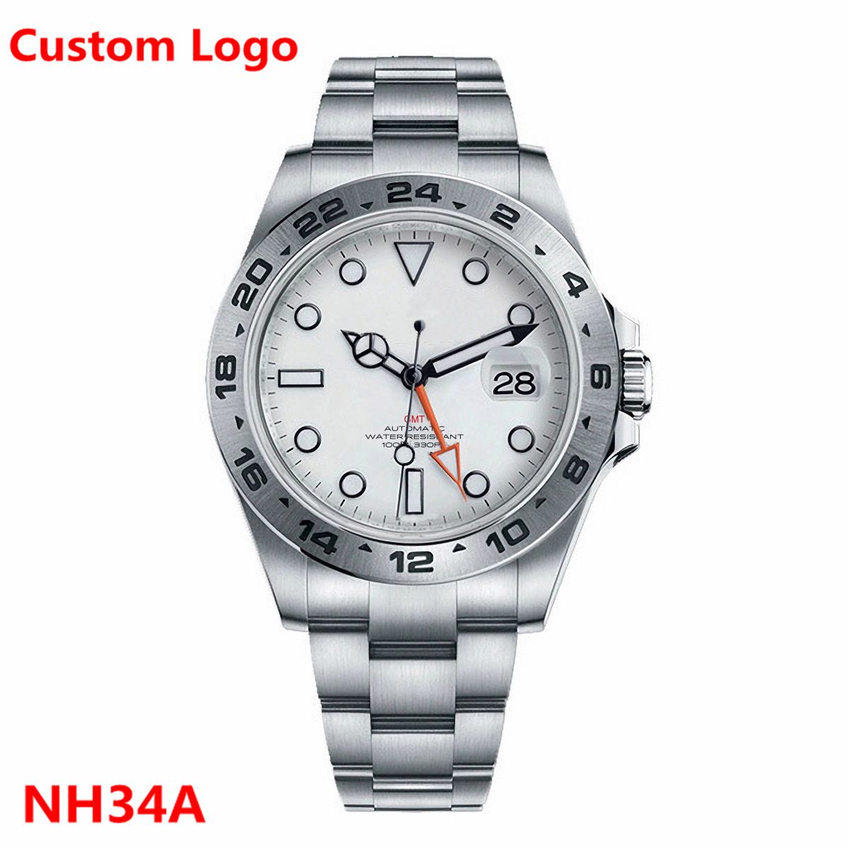 커스텀 럭셔리 39mm NH34 오토매틱 기계식 GMT - Stainless Bracelet Diver 리뷰 및 가격