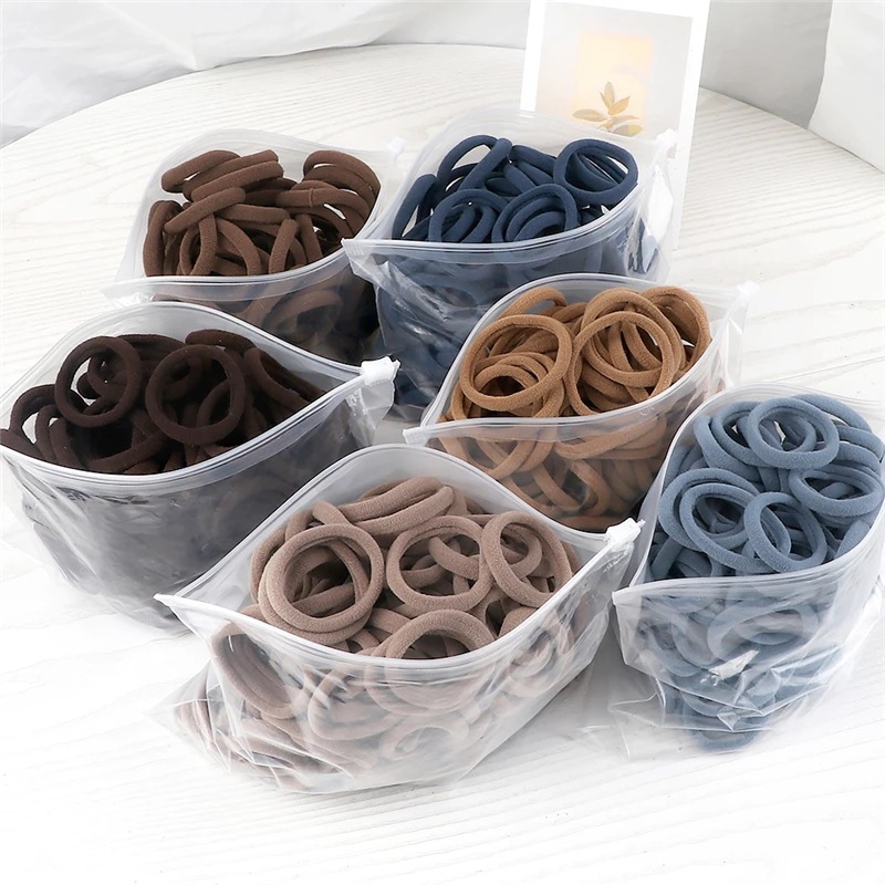 50 개/대 여자 기본 헤어 밴드 4cm 간단한 단색  - Silicone Band Women 리뷰 및 가격