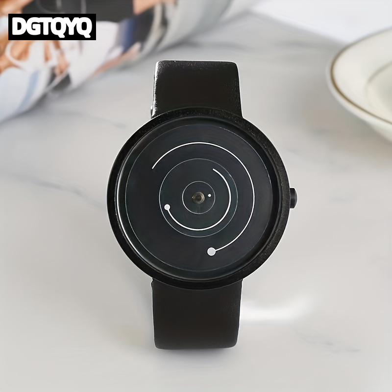 패션 크리에이티브 시계 남성 스포츠 시계 캐주얼 가죽  - Leather Watch Band Men 리뷰 및 가격