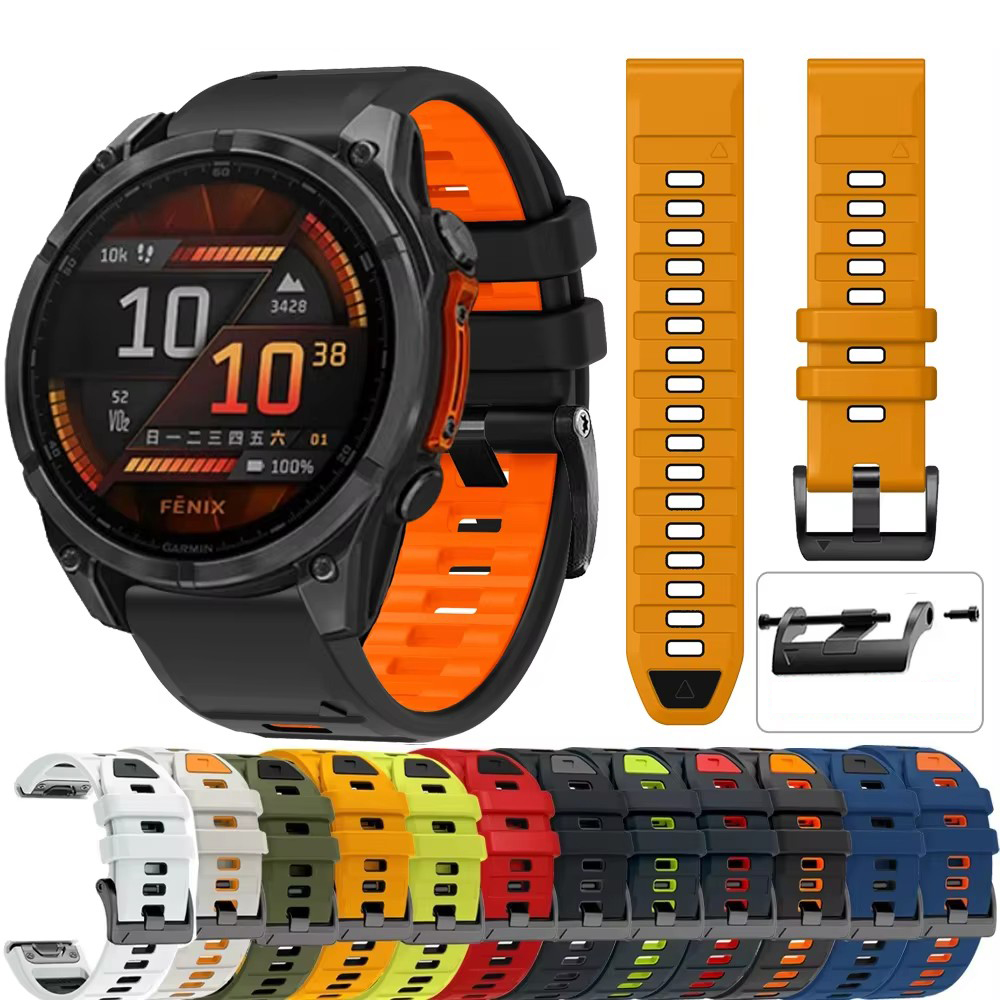 퀵핏 26mm 22mm 실리콘 시계줄 가민 피닉스 8  - Silicone Watch Band 22Mm 리뷰 및 가격