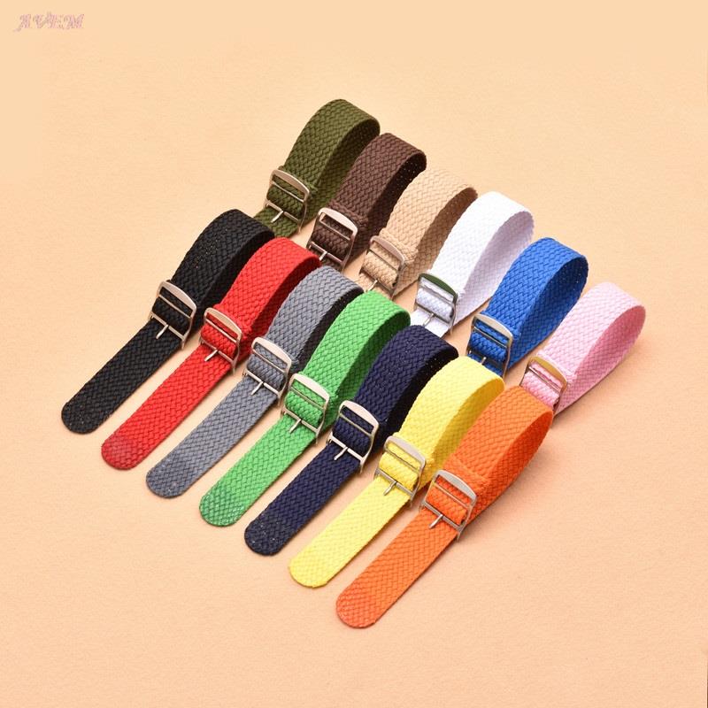 캔버스 스포츠 시계 밴드 Perlon 손목 밴드 팔찌  - Perlon Strap Woven 리뷰 및 가격
