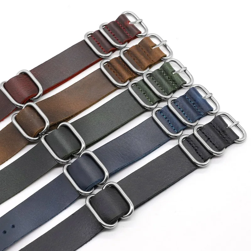 빈티지 정품 가죽 시계 밴드 18mm 20mm 22mm - Nato Strap Nylon 리뷰 및 가격