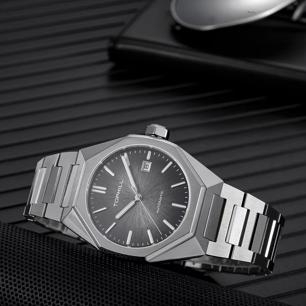 TOPHILL 39mm Miyota 8215 기계식 시 - Butterfly Clasp Deployant 리뷰 및 가격