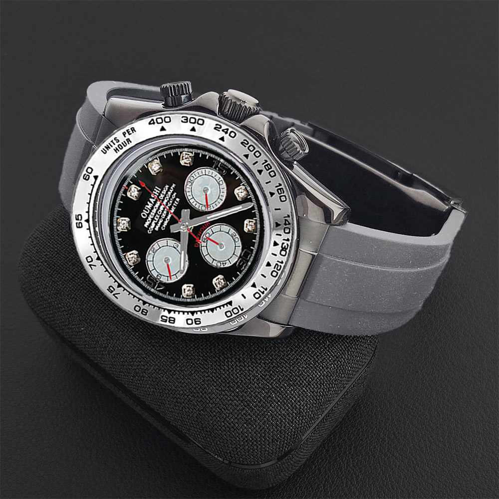럭셔리 VK63 시계 39.3mm 쿼츠 크로노그래프 비 - Stainless Bracelet Diver 리뷰 및 가격