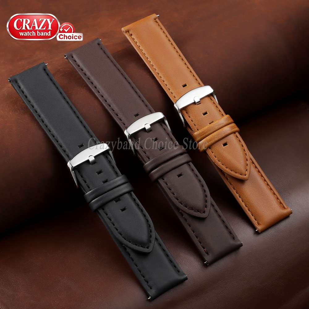 오일 왁스 소가죽 시계줄 18mm20mm22mm 24m - Leather Strap Quick Release 리뷰 및 가격