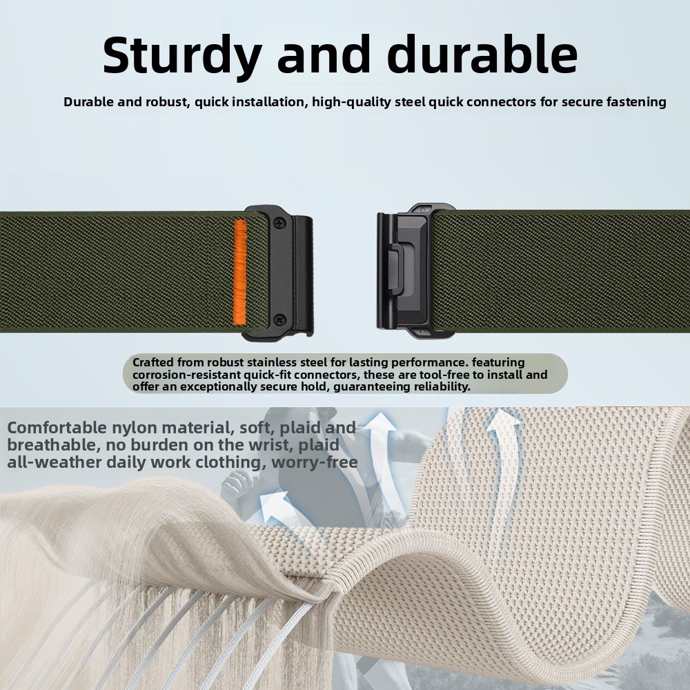 가민 피닉스 8 47mm 7 프로 7X 6X 6 5 5 - Parachute Strap Elastic 리뷰 및 가격