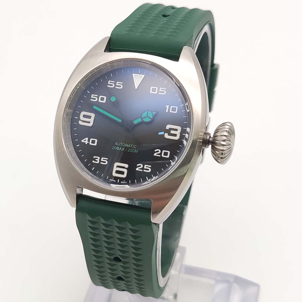 패션 36MM 셀프 와인딩 무브먼트 시계 316L 스테 - Rubber Strap Diver 리뷰 및 가격