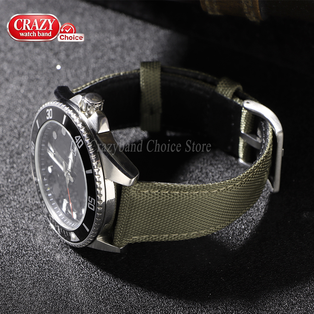 20mm 22mm 캔버스 가죽 직조 나일론 시계 스트랩 - Canvas Strap Watch 리뷰 및 가격