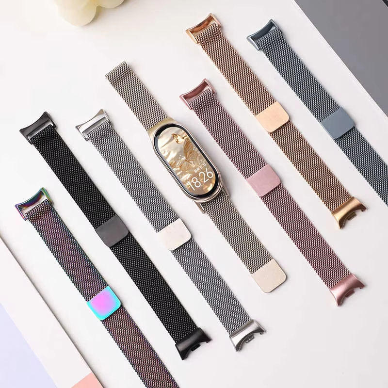 샤오미 밴드 10 스트랩 미 밴드 9 미 밴드 8 액세 - Milanese Loop Magnetic 리뷰 및 가격